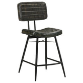 Coaster Partridge Upholstered Counter Height Stools with Footrest (Set of 2) Model 110659